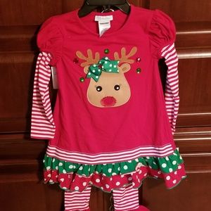 BONNIE JEAN CHRISTMAS OUTFIT GIRLS 7